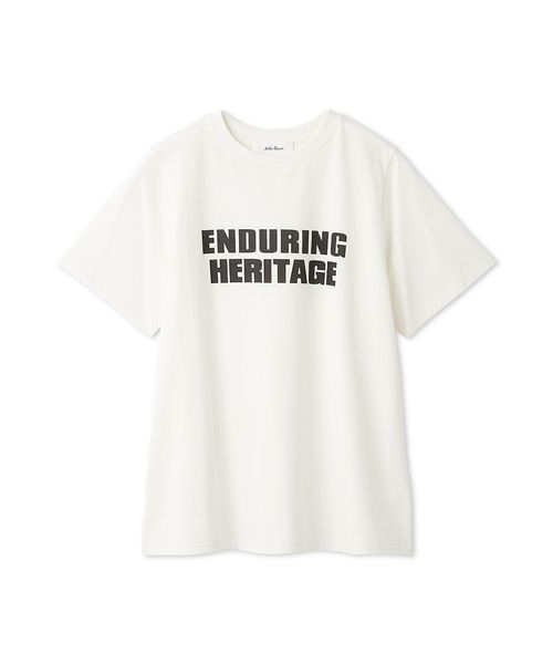 Mila Owen(ミラオーウェン)の「二段ロゴグラフィックTシャツ(Tシャツ/カットソー・レディース・ボルドー/ライトブルー/ホワイト・F)」の4枚目の写真