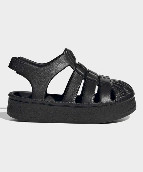 adidas(アディダス)の「SST サンダル キッズ / SST Sandals Kids / アディダスオリジナルス adidas Originals(サンダル・キッズ・ブラック・12cm/13.0cm/14.0cm/15.0cm/16.0cm)」の1枚目の写真