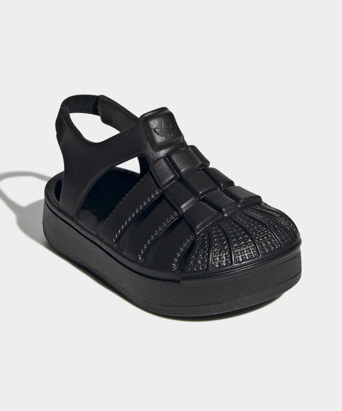 adidas(アディダス)の「SST サンダル キッズ / SST Sandals Kids / アディダスオリジナルス adidas Originals(サンダル・キッズ・ブラック・12cm/13.0cm/14.0cm/15.0cm/16.0cm)」の4枚目の写真
