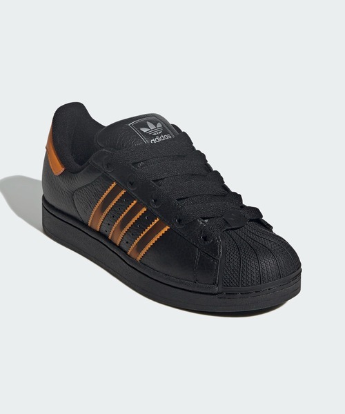 adidas(アディダス)の「スーパースター II シューズ / SUPERSTAR II / アディダスオリジナルス adidas Originals(スニーカー・レディース・ブラック・26.0cm/25.5cm/25.0cm/22.0cm/22.5cm/23.0cm/26.5cm/27.5cm/27.0cm/28.0cm/24.5cm/24.0cm/23.5cm)」の4枚目の写真