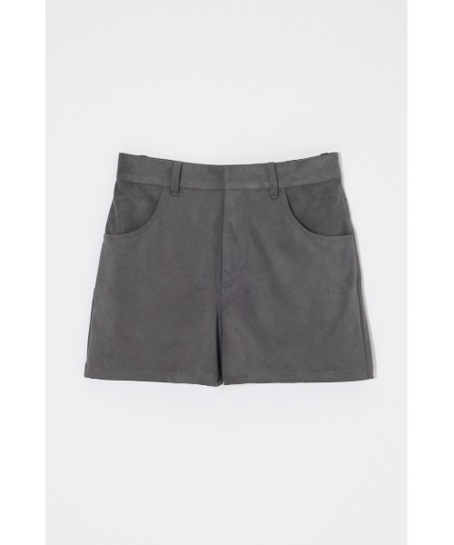 MOUSSY(マウジー)の「【セットアップ対応】F/SUEDE MIDRISE ショーツ(その他パンツ・レディース・ベージュ/チャコールグレー・2/1)」の21枚目の写真