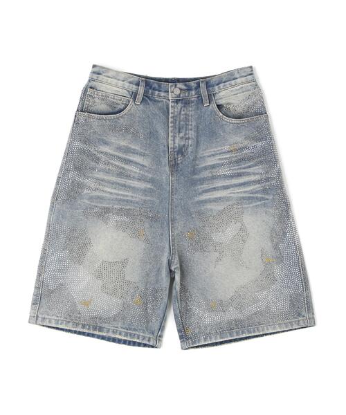 L.H.P(エルエイチピー)の「MAVYTH/メヴィス/VOLTAGE GLITTER DENIM SHORTS(デニムパンツ・メンズ・その他4/ブラック・L/M)」の15枚目の写真