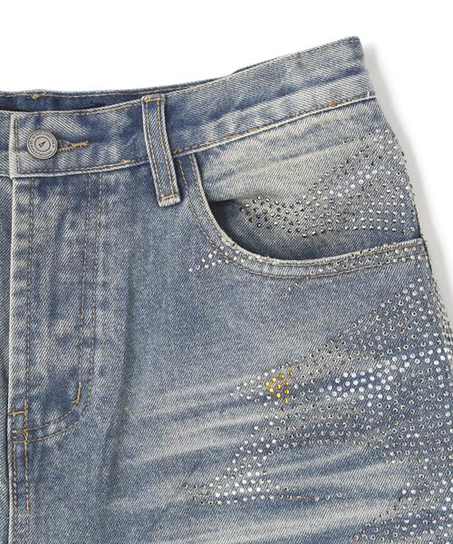 L.H.P(エルエイチピー)の「MAVYTH/メヴィス/VOLTAGE GLITTER DENIM SHORTS(デニムパンツ・メンズ・その他4/ブラック・L/M)」の18枚目の写真