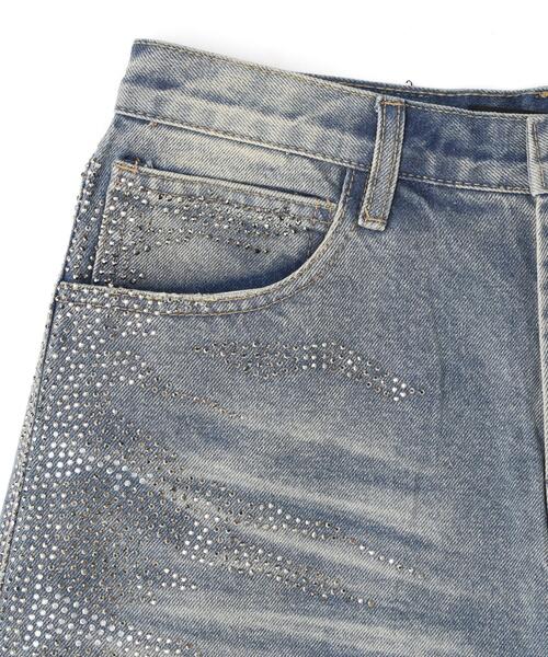 L.H.P(エルエイチピー)の「MAVYTH/メヴィス/VOLTAGE GLITTER DENIM SHORTS(デニムパンツ・メンズ・その他4/ブラック・L/M)」の19枚目の写真