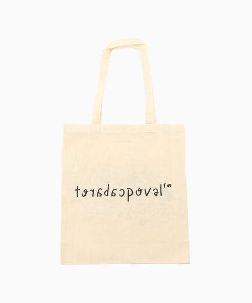 417 EDIFICE(フォーワンセブンエディフィス)の「CABARET POVAL Yu Nagaba PCL Tote Bag(トートバッグ・メンズ・ブラック/アイボリー・FREE)」の3枚目の写真