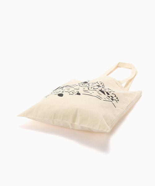 417 EDIFICE(フォーワンセブンエディフィス)の「CABARET POVAL Yu Nagaba PCL Tote Bag(トートバッグ・メンズ・ブラック/アイボリー・FREE)」の4枚目の写真