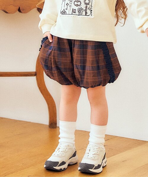 Boribon(ボリボン)の「バルーンショートパンツ(その他パンツ・キッズ・アイボリー/ブラック/ベージュ/ネイビー・100/110/80/90/120)」の4枚目の写真