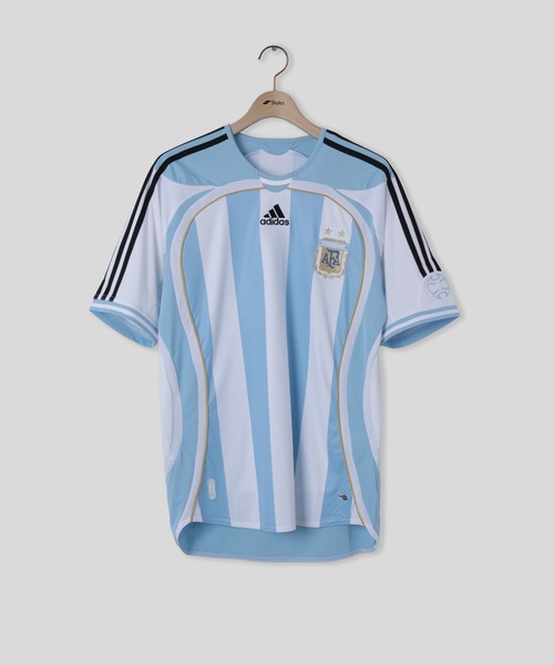 adidas Originals(アディダスオリジナルス)の「adidas WC Argentina national team home Jersey KF0322(Tシャツ/カットソー・メンズ・ライトブルー・S/L/M)」の1枚目の写真