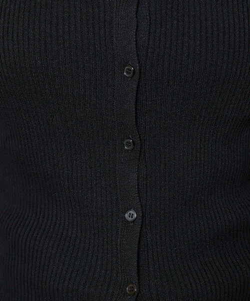 PUBLUX(パブリュクス)の「PUBLUX/パブリュクス 襟 レース メロー レイヤード カーディガン 限定展開(ニット/セーター・レディース・ナチュラル/ブラウン/ブラック・フリ-)」の11枚目の写真