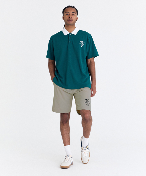 AIRIT(アイリット)の「スモールロゴ ピケTシャツ AM1238 GR(ポロシャツ・メンズ・グリーン・X-LARGE/XXXXX-LARGE/XXX-LARGE)」の2枚目の写真