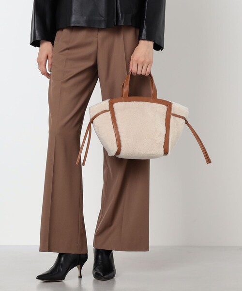 TOMORROWLAND （トゥモローランド）の「TOMORROWLAND BAG T FUR TOTE バッグ（トートバッグ・レディース・ライトベージュ/グレー系その他2・FREE）」の14枚目の写真