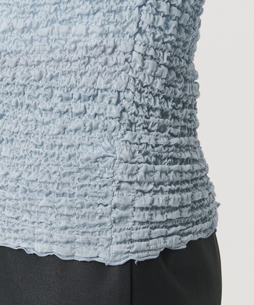 BEAUTY&YOUTH UNITED ARROWS(ビューティーアンドユースユナイテッドアローズ)の「【WEB限定】シュリンクレース ロングスリーブプルオーバー(Tシャツ/カットソー・レディース・オフホワイト/ライトブルー/ブラック・FREE)」の21枚目の写真