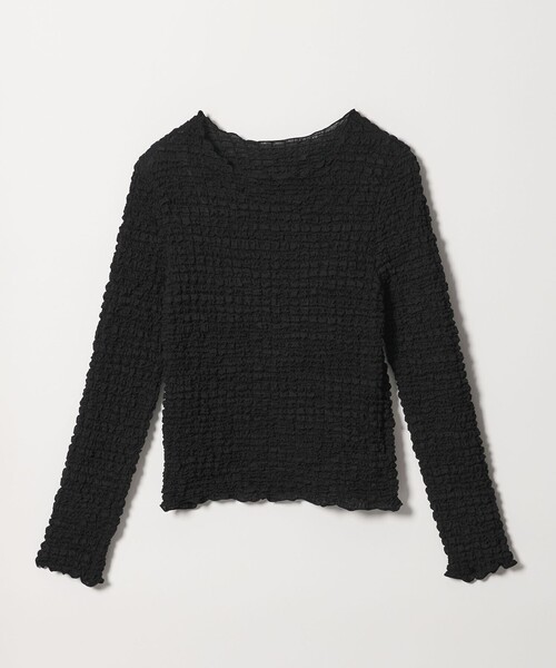 BEAUTY&YOUTH UNITED ARROWS(ビューティーアンドユースユナイテッドアローズ)の「【WEB限定】シュリンクレース ロングスリーブプルオーバー(Tシャツ/カットソー・レディース・オフホワイト/ライトブルー/ブラック・FREE)」の11枚目の写真
