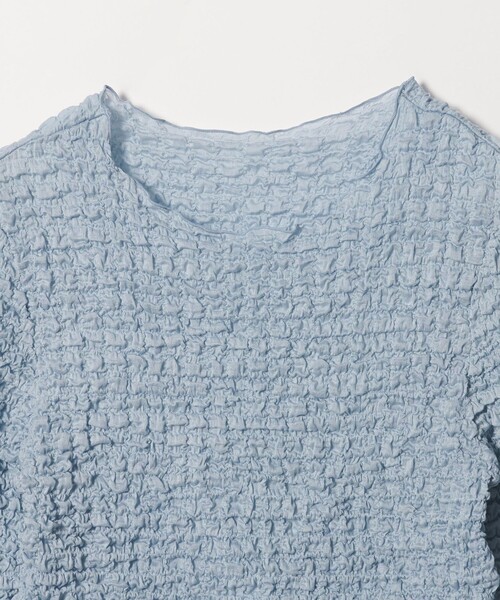 BEAUTY&YOUTH UNITED ARROWS(ビューティーアンドユースユナイテッドアローズ)の「【WEB限定】シュリンクレース ロングスリーブプルオーバー(Tシャツ/カットソー・レディース・オフホワイト/ライトブルー/ブラック・FREE)」の16枚目の写真