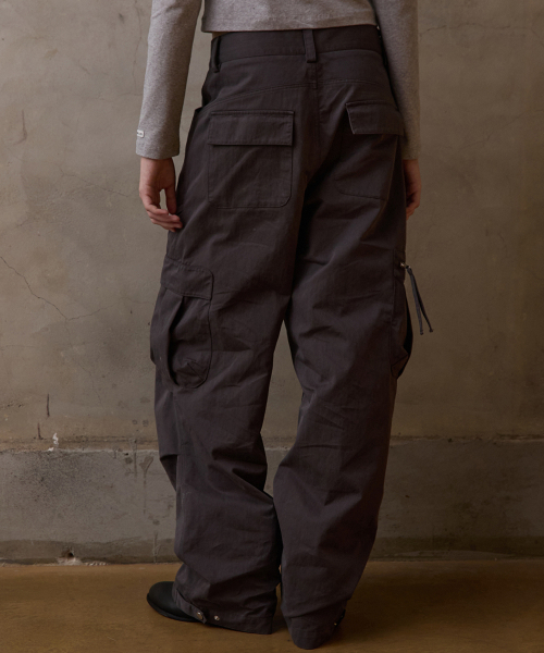 RENSE（レンセ）の「ウォッシュドカーゴパンツ チャコール（その他パンツ・レディース・その他・SMALL/MEDIUM）」の2枚目の写真