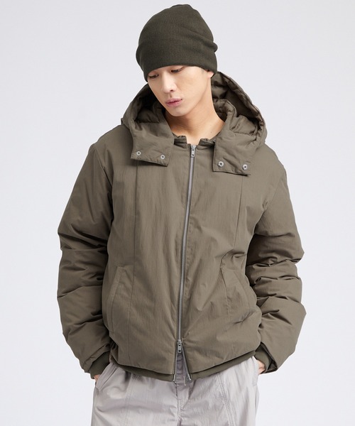 Parts Lab.(パーツラボ)の「【Parts Lab.】2WAY DOWN JACKET / 2WAYダウンジャケット(ダウンジャケット/コート・メンズ・カーキ/ブラック・M/S/L)」の9枚目の写真