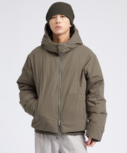 Parts Lab.(パーツラボ)の「【Parts Lab.】2WAY DOWN JACKET / 2WAYダウンジャケット(ダウンジャケット/コート・メンズ・カーキ/ブラック・M/S/L)」の11枚目の写真