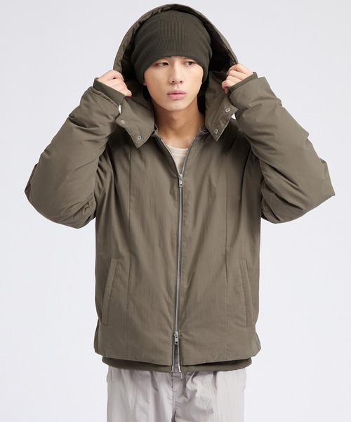 Parts Lab.(パーツラボ)の「【Parts Lab.】2WAY DOWN JACKET / 2WAYダウンジャケット(ダウンジャケット/コート・メンズ・カーキ/ブラック・M/S/L)」の14枚目の写真