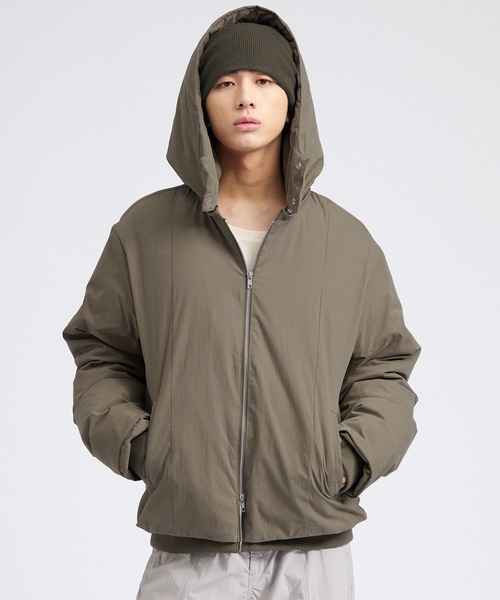 Parts Lab.(パーツラボ)の「【Parts Lab.】2WAY DOWN JACKET / 2WAYダウンジャケット(ダウンジャケット/コート・メンズ・カーキ/ブラック・M/S/L)」の15枚目の写真