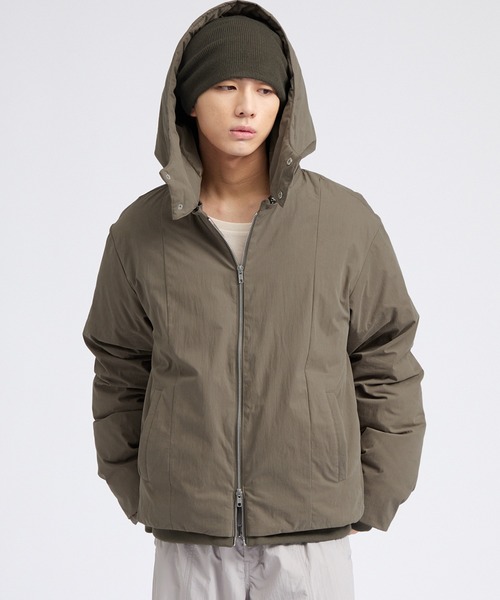 Parts Lab.(パーツラボ)の「【Parts Lab.】2WAY DOWN JACKET / 2WAYダウンジャケット(ダウンジャケット/コート・メンズ・カーキ/ブラック・M/S/L)」の16枚目の写真