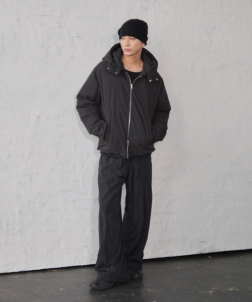 Parts Lab.(パーツラボ)の「【Parts Lab.】2WAY DOWN JACKET / 2WAYダウンジャケット(ダウンジャケット/コート・メンズ・カーキ/ブラック・M/S/L)」の4枚目の写真