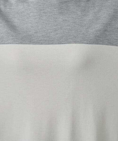 SHOO・LA・RUE(シューラルー)の「【S-LL/洗濯機可】三段切り替え 長袖トップス(Tシャツ/カットソー・レディース・グレー/ボルドー/ブラック・04/03/02/01)」の21枚目の写真