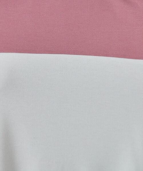 SHOO・LA・RUE(シューラルー)の「【S-LL/洗濯機可】三段切り替え 長袖トップス(Tシャツ/カットソー・レディース・グレー/ボルドー/ブラック・04/03/02/01)」の7枚目の写真