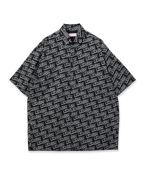 mintdesigns（ミントデザインズ）の「Mint City Shirt（シャツ/ブラウス・レディース・ブラック/オレンジ・ONESIZE）」の2枚目の写真