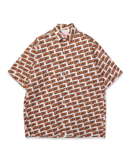 mintdesigns（ミントデザインズ）の「Mint City Shirt（シャツ/ブラウス・レディース・ブラック/オレンジ・ONESIZE）」の8枚目の写真