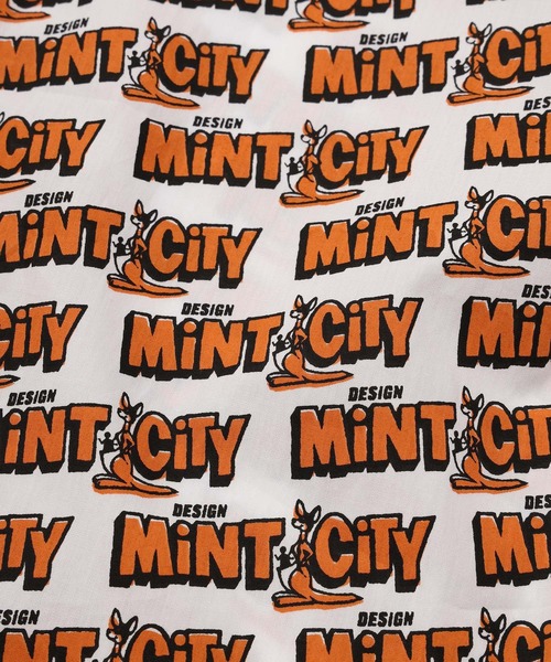 mintdesigns（ミントデザインズ）の「Mint City Shirt（シャツ/ブラウス・レディース・ブラック/オレンジ・ONESIZE）」の12枚目の写真