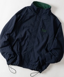 【15】〔DISCUS/ディスカス〕ワンポイントロゴ 裏フリース ナイロンジャケット 裾ドローコード/セットアップ展開有