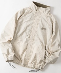 【15】〔DISCUS/ディスカス〕ワンポイントロゴ 裏フリース ナイロンジャケット 裾ドローコード/セットアップ展開有