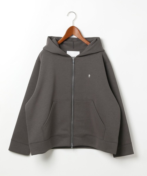 GYMPHLEX(ジムフレックス)の「【GYMPHLEX(ジムフレックス)】ダンボールパーカー(パーカー・レディース・チャコール・MEDIUM)」の1枚目の写真