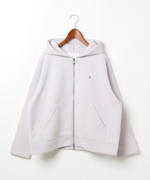GYMPHLEX(ジムフレックス)の「【GYMPHLEX(ジムフレックス)】ダンボールパーカー(パーカー・レディース・チャコール・MEDIUM)」の2枚目の写真