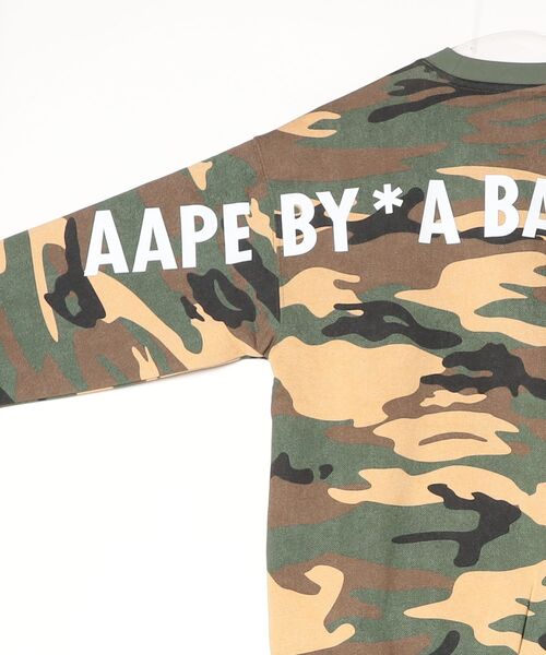 AAPE BY A BATHING APE（エーエイプバイアベイシングエイプ）の「AAPE BASIC CREW NECK SWEAT(WOODLAND CAMO)（スウェット・メンズ・ピンク系その他/グリーン系その他3・X-LARGE/LARGE/MEDIUM/SMALL）」の10枚目の写真