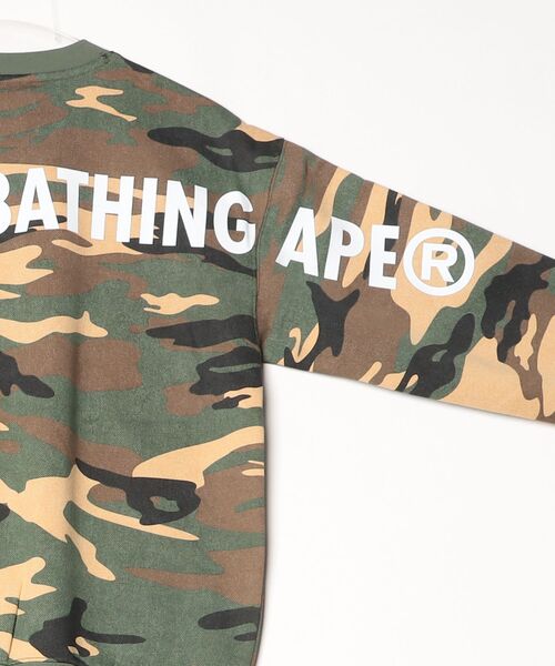 AAPE BY A BATHING APE（エーエイプバイアベイシングエイプ）の「AAPE BASIC CREW NECK SWEAT(WOODLAND CAMO)（スウェット・メンズ・ピンク系その他/グリーン系その他3・X-LARGE/LARGE/MEDIUM/SMALL）」の11枚目の写真