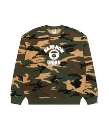 AAPE BASIC CREW NECK SWEAT(WOODLAND CAMO)