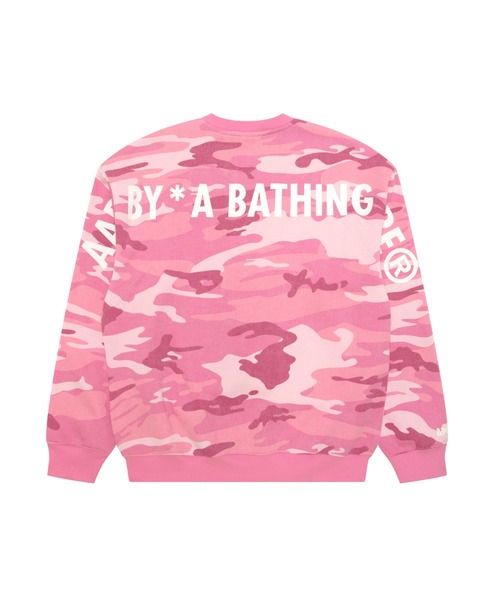 AAPE BY A BATHING APE（エーエイプバイアベイシングエイプ）の「AAPE BASIC CREW NECK SWEAT(WOODLAND CAMO)（スウェット・メンズ・ピンク系その他/グリーン系その他3・X-LARGE/LARGE/MEDIUM/SMALL）」の6枚目の写真