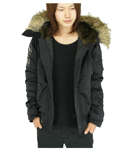HYSTERIC GLAMOUR　プリマロフトN-2Bジャケット HYSTERIC GLAMOUR（ヒステリックグラマー）の「ﾌﾟﾘﾏﾛﾌﾄ N-2B