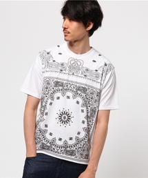 VENCEEXCHANGE | バンダナ柄BIG Tシャツ               (Tシャツ/カットソー)