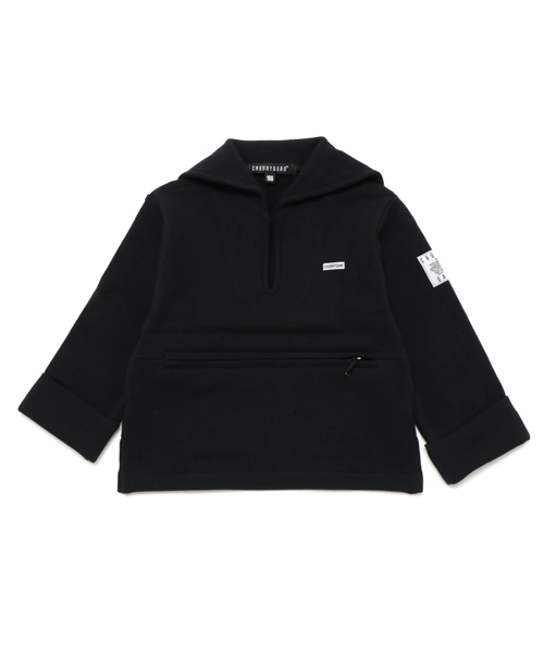 CHUBBYGANG（チャビーギャング）の「セーラーカラー裏毛プルオーバー（スウェット・キッズ・ブラック/ネイビー・140/100/120/150/160/110/130）」の11枚目の写真