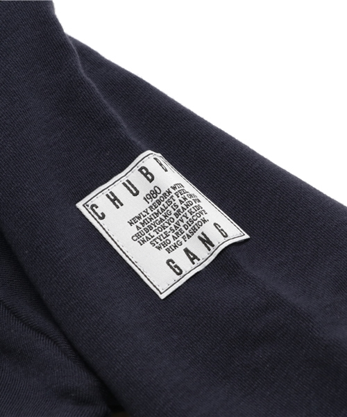 CHUBBYGANG（チャビーギャング）の「セーラーカラー裏毛プルオーバー（スウェット・キッズ・ブラック/ネイビー・140/100/120/150/160/110/130）」の7枚目の写真