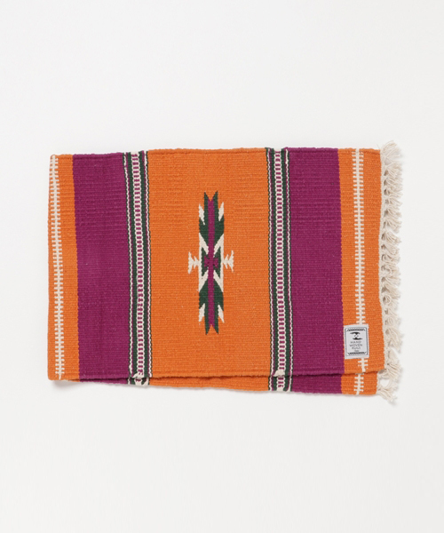 チャイハネ（チャイハネ）の「【チャイハネ】オルテガ柄ロングプレイスマット / テーブルランナー（ランチョンマット/テーブルウェア・レディース・レッド/グリーン/イエロー/ターコイズブルー/オフホワイト/パープル/ブラック/マスタード/ベージュ/グレー/ブラウン/ブルー・FREE）」の22枚目の写真