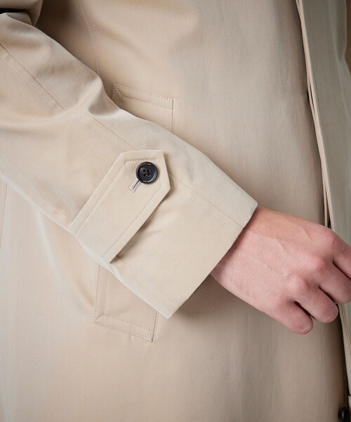 100年コート（ヒャクネンコート）の「＜100年コート＞バルマカーンロングコート（三陽格子）（トレンチコート・メンズ・ブラック/ネイビー/ベージュ・LL/M/L）」の18枚目の写真