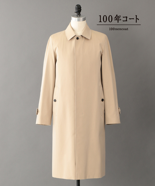 100年コート（ヒャクネンコート）の「＜100年コート＞バルマカーンロングコート（三陽格子）（トレンチコート・メンズ・ブラック/ネイビー/ベージュ・LL/M/L）」の11枚目の写真
