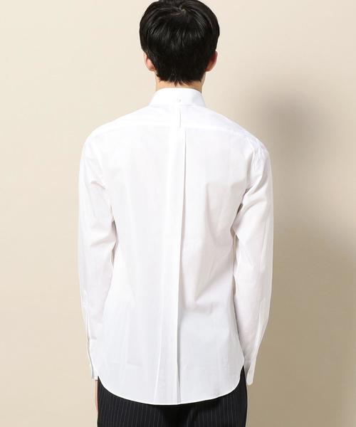 Jipijapa（ヒピハパ）の「【別注】＜jipijapa（ヒピハパ）＞ BROAD CRAZY/シャツ ◆（シャツ/ブラウス・メンズ・ホワイト/ライトブルー・MEDIUM/LARGE/SMALL）」の3枚目の写真