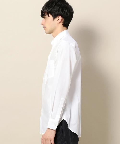Jipijapa（ヒピハパ）の「【別注】＜jipijapa（ヒピハパ）＞ BROAD CRAZY/シャツ ◆（シャツ/ブラウス・メンズ・ホワイト/ライトブルー・MEDIUM/LARGE/SMALL）」の8枚目の写真