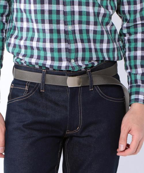 coen（コーエン）の「PPテープベルト（ベルト・メンズ・ダークグレー/ベージュ/レッド/コバルトブルー・FREE）」の8枚目の写真