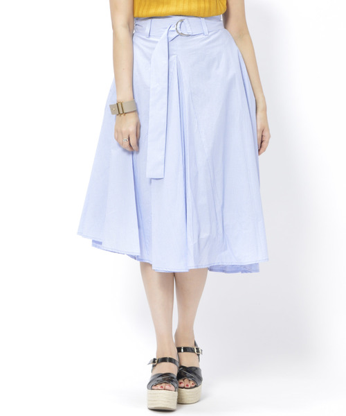 archives（アルシーヴ）の「アシメボリュームスカート（スカート・レディース・オフホワイト/サックスブルー・MEDIUM）」の2枚目の写真