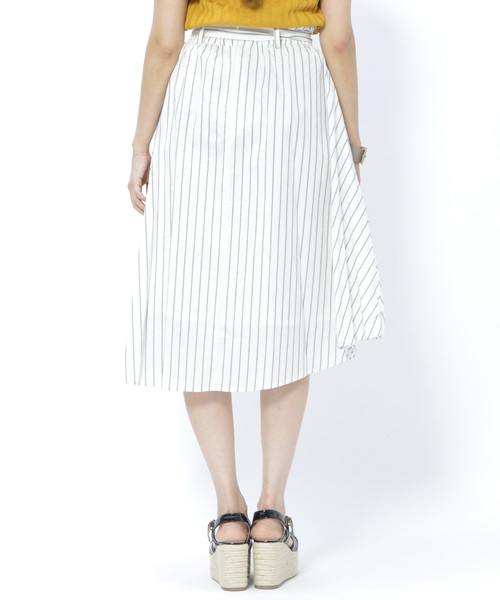 archives（アルシーヴ）の「アシメボリュームスカート（スカート・レディース・オフホワイト/サックスブルー・MEDIUM）」の4枚目の写真